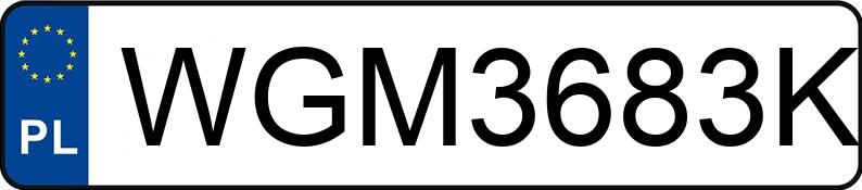 Numer rejestracyjny WGM 3683K posiada BMW 530 - WGM3683K Numer rejestracyjny WGM 3683K posiada BMW 530 - WGM3683K