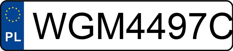 Numer rejestracyjny WGM 4497C posiada DAF XF 480 FT H4EN3 - WGM4497C