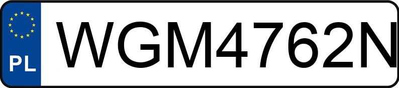 Numer rejestracyjny WGM 4762N posiada DAF XG 480 FT F52N3 - WGM4762N