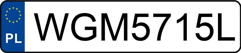 Numer rejestracyjny WGM 5715L posiada VOLVO FH VTC3T - WGM5715L