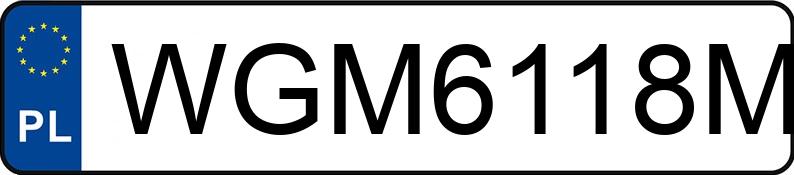 Numer rejestracyjny WGM 6118M posiada NISSAN Qashqai III 1.3 DIG-T Mild Hybrid MR`24 E6d N-Design - WGM6118M