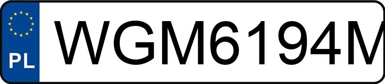 Numer rejestracyjny WGM 6194M posiada MAN TGX L.2018.858.001 - WGM6194M