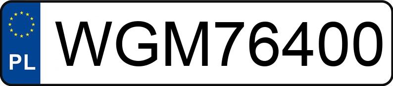 Numer rejestracyjny WGM 76400 posiada VOLKSWAGEN Golf VII Variant 1.5 TSI MR`17 E6 Trendline BMT DSG - WGM76400