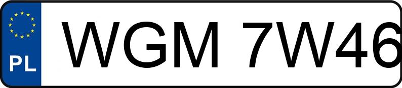 Numer rejestracyjny WGM 7W46 posiada SKODA Superb II 1.8 MR`08 E5 Comfort - WGM7W46