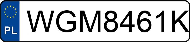 Numer rejestracyjny WGM 8461K posiada RENAULT Megane III Grandtour dCi MR`14 E5 Zen 110 - WGM8461K