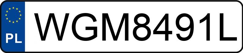 Numer rejestracyjny WGM 8491L posiada NISSAN QASHQAI - WGM8491L