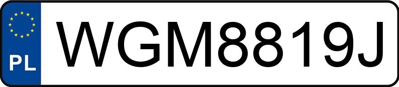 Numer rejestracyjny WGM 8819J posiada MERCEDES-BENZ POLSKA ATEGO 967PKX3/PL - WGM8819J