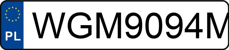 Numer rejestracyjny WGM 9094M posiada MERCEDES-BENZ GLC 220 D 4MATIC - WGM9094M