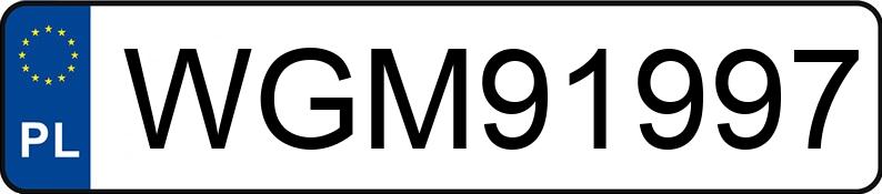 Numer rejestracyjny WGM 91997 posiada SEAT IBIZA - WGM91997 Numer rejestracyjny WGM 91997 posiada SEAT IBIZA - WGM91997