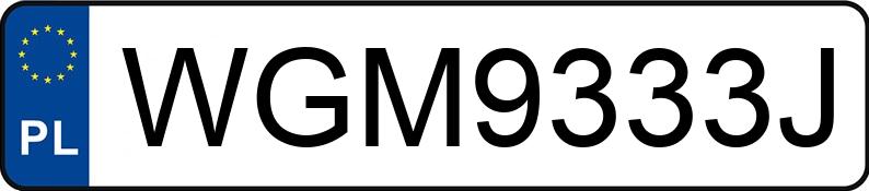 Numer rejestracyjny WGM 9333J posiada BMW 120i MR`04 E3 E87 120i MR`04 E3 E87 - WGM9333J