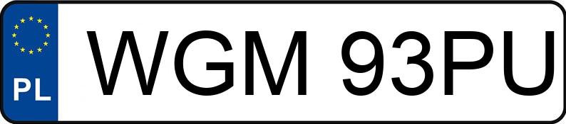 Numer rejestracyjny WGM 93PU posiada VOLKSWAGEN LT - WGM93PU Numer rejestracyjny WGM 93PU posiada VOLKSWAGEN LT - WGM93PU