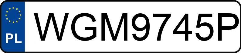 Numer rejestracyjny WGM 9745P posiada KRONE SD - WGM9745P