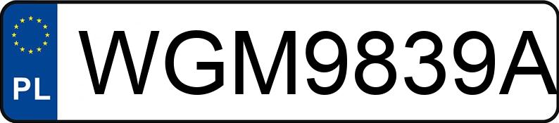 Numer rejestracyjny WGM 9839A posiada DAF XF 480 FT H4EN3 - WGM9839A Numer rejestracyjny WGM 9839A posiada DAF XF 480 FT H4EN3 - WGM9839A