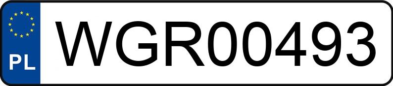 Numer rejestracyjny WGR 00493 posiada AUDI A3 1.8 - WGR00493