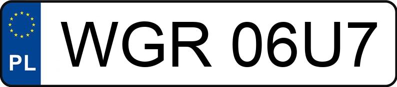Numer rejestracyjny WGR 06U7 posiada VOLKSWAGEN Polo III 1.6 Kat. MR`94 75 Aut. - WGR06U7