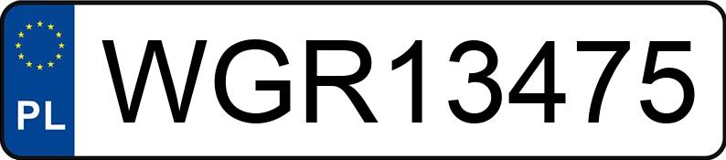 Numer rejestracyjny WGR 13475 posiada TOYOTA Auris Diesel MR`07 E4 Terra - WGR13475 Numer rejestracyjny WGR 13475 posiada TOYOTA Auris Diesel MR`07 E4 Terra - WGR13475