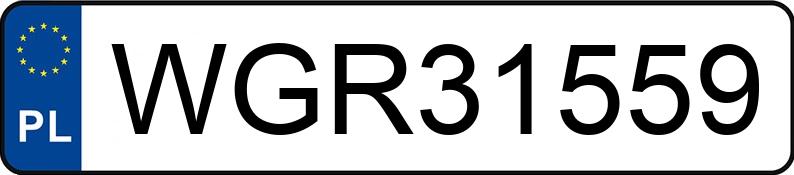 Numer rejestracyjny WGR 31559 posiada OPEL Vectra C 1.9 CDTI MR`05 E4 Cosmo - WGR31559