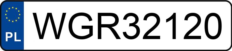 Numer rejestracyjny WGR 32120 posiada AUDI A4 - WGR32120 Numer rejestracyjny WGR 32120 posiada AUDI A4 - WGR32120