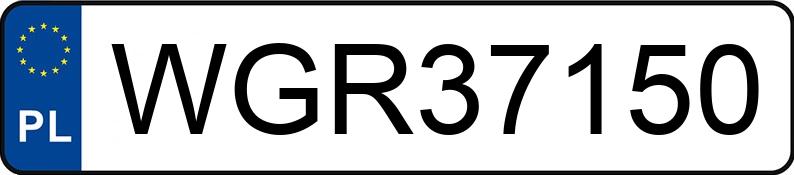 Numer rejestracyjny WGR 37150 posiada TOYOTA AYGO - WGR37150