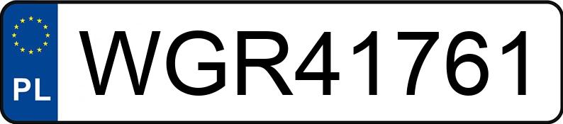 Numer rejestracyjny WGR 41761 posiada PEUGEOT 208 - WGR41761