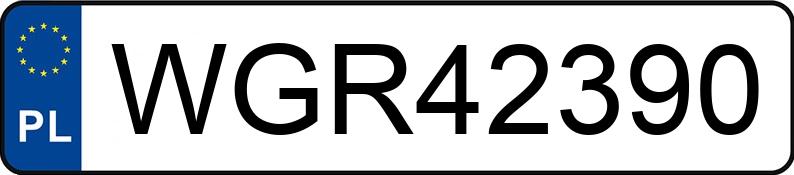 Numer rejestracyjny WGR 42390 posiada PEUGEOT 206 Coupe-Cabrio 2.0 MR`00 E3 206 Coupe-Cabrio 2.0 MR`00 E3 - WGR42390