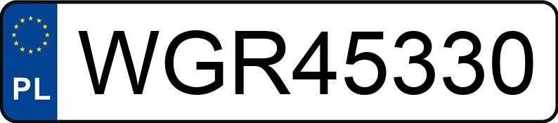 Numer rejestracyjny WGR 45330 posiada AUDI A3 - WGR45330