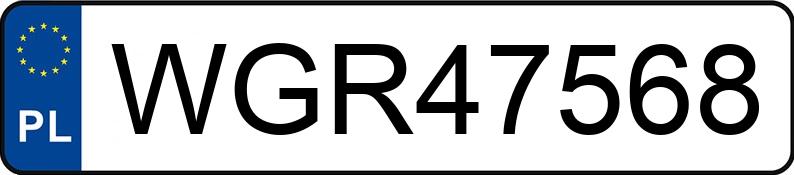 Numer rejestracyjny WGR 47568 posiada VOLKSWAGEN POLO 1,4 - WGR47568