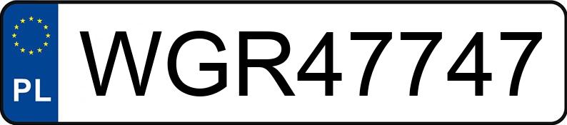 Numer rejestracyjny WGR 47747 posiada SKODA SUPERB - WGR47747 Numer rejestracyjny WGR 47747 posiada SKODA SUPERB - WGR47747