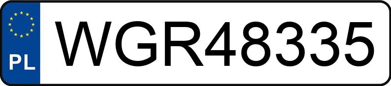 Numer rejestracyjny WGR 48335 posiada BMW 325i Kat. MR`98 E46 325i Kat. MR`98 E46 - WGR48335