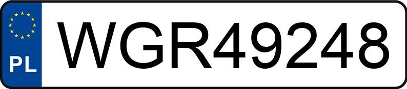 Numer rejestracyjny WGR 49248 posiada AUDI A6 - WGR49248 Numer rejestracyjny WGR 49248 posiada AUDI A6 - WGR49248