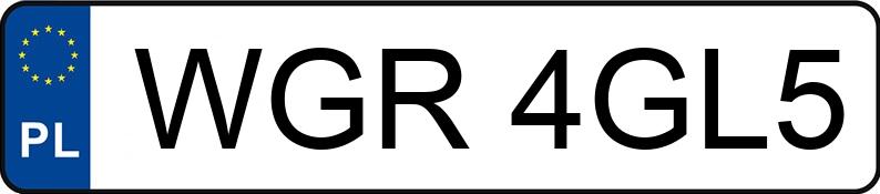 Numer rejestracyjny WGR 4GL5 posiada HONDA Enduro do 600 ccm XL 125 - WGR4GL5
