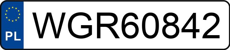 Numer rejestracyjny WGR 60842 posiada RENAULT MEGANE - WGR60842