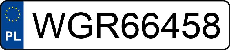 Numer rejestracyjny WGR 66458 posiada SUZUKI GRAND VITARA - WGR66458