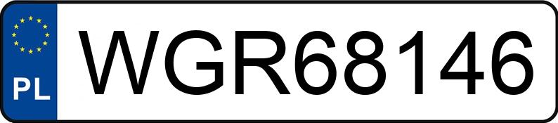 Numer rejestracyjny WGR 68146 posiada AUDI A6 AVANT - WGR68146