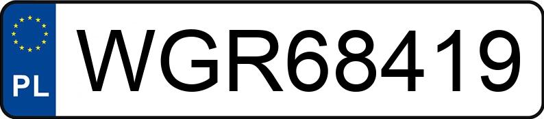 Numer rejestracyjny WGR 68419 posiada SEAT IBIZA - WGR68419