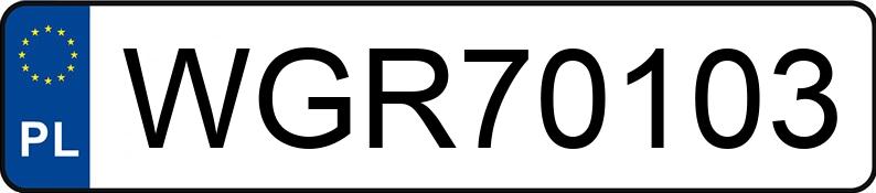 Numer rejestracyjny WGR 70103 posiada VOLKSWAGEN Golf VII Variant 2.0 TDI MR`17 E6 GTD BMT - WGR70103 Numer rejestracyjny WGR 70103 posiada VOLKSWAGEN Golf VII Variant 2.0 TDI MR`17 E6 GTD BMT - WGR70103