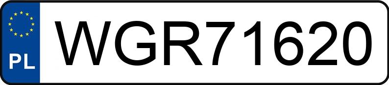 Реєстраційний номер WGR 71620 має SEAT Ibiza 1.4 MR`02 E3 6L Fresc - WGR71620