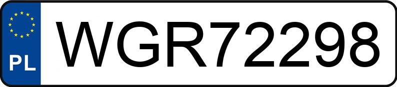 Numer rejestracyjny WGR 72298 posiada SKODA Rapid 1.0 TSI MR`18 E6 Style - WGR72298