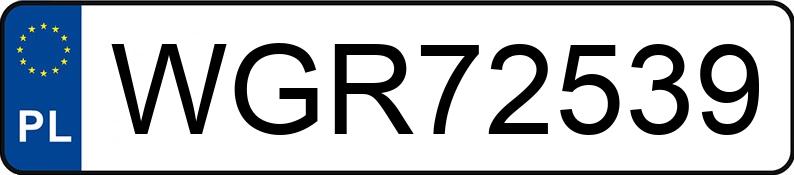 Numer rejestracyjny WGR 72539 posiada MAZDA 6 - WGR72539 Numer rejestracyjny WGR 72539 posiada MAZDA 6 - WGR72539