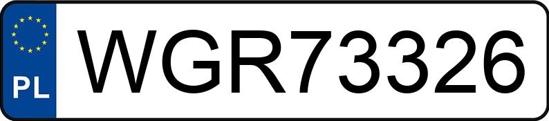 Numer rejestracyjny WGR 73326 posiada OPEL INSIGNIA - WGR73326 Numer rejestracyjny WGR 73326 posiada OPEL INSIGNIA - WGR73326