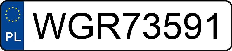 Numer rejestracyjny WGR 73591 posiada SKODA Kodiaq 2.0 TDI MR`17 E6 L&K SCR DSG - WGR73591