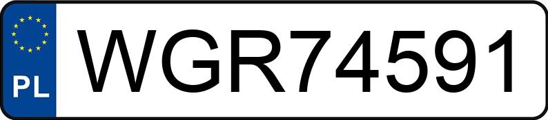Numer rejestracyjny WGR 74591 posiada BMW 535 - WGR74591