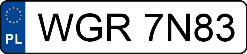 Numer rejestracyjny WGR 7N83 posiada AUDI A4 Quattro 1.9 TDi Kat. MR`00 E3 8E A4 Quattro 1.9 TDi Kat. MR`00 E3 8E - WGR7N83