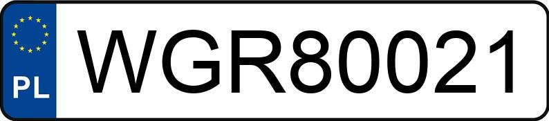 Numer rejestracyjny WGR 80021 posiada TOYOTA RAV4 - WGR80021 Numer rejestracyjny WGR 80021 posiada TOYOTA RAV4 - WGR80021