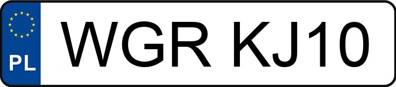 Numer rejestracyjny WGR KJ10 posiada BMW 520 D - WGRKJ10 Numer rejestracyjny WGR KJ10 posiada BMW 520 D - WGRKJ10