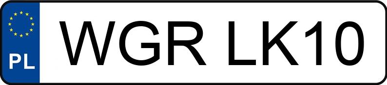 Numer rejestracyjny WGR LK10 posiada SKODA OCTAVIA - WGRLK10 Numer rejestracyjny WGR LK10 posiada SKODA OCTAVIA - WGRLK10