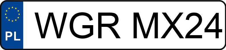 Numer rejestracyjny WGR MX24 posiada SKODA OCTAVIA - WGRMX24 Numer rejestracyjny WGR MX24 posiada SKODA OCTAVIA - WGRMX24