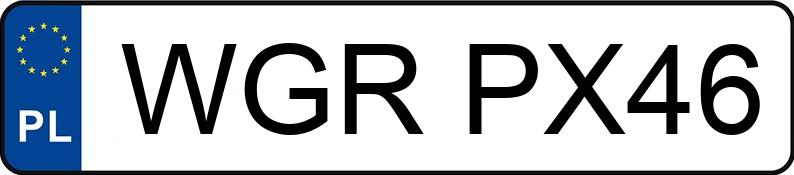 Numer rejestracyjny WGR PX46 posiada AUDI A4 AVANT - WGRPX46