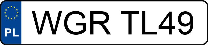Numer rejestracyjny WGR TL49 posiada AUDI A3 1.6 Kat. MR`04 E3 8P Ambiente - WGRTL49 Numer rejestracyjny WGR TL49 posiada AUDI A3 1.6 Kat. MR`04 E3 8P Ambiente - WGRTL49