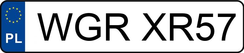 Numer rejestracyjny WGR XR57 posiada BMW 525 D - WGRXR57
